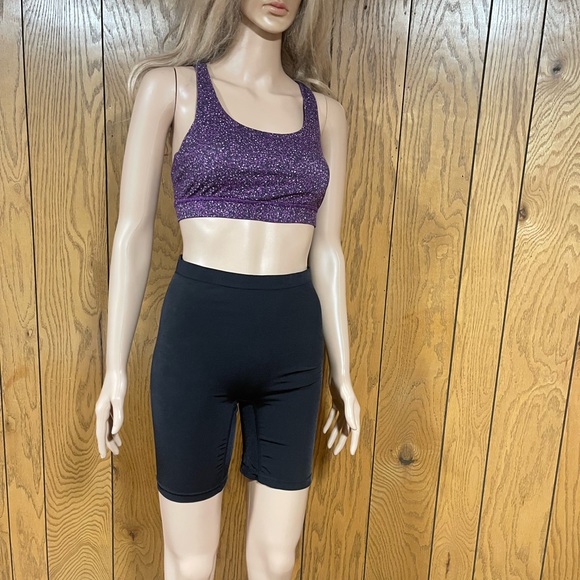 Lululemon"Energy Bra Static Violet black Pattern - Picture 15 of 16